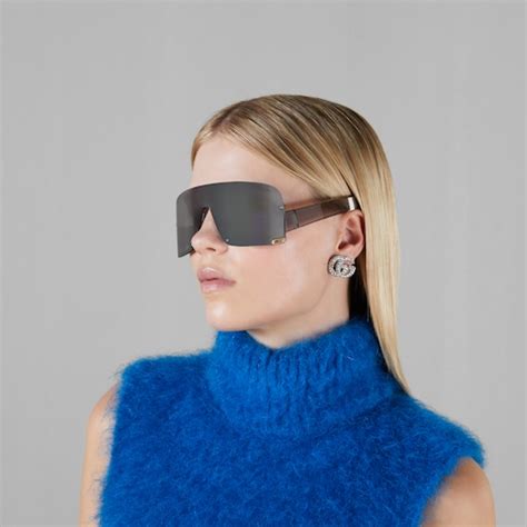 mask-shaped frame sunglasses gucci|ladies gucci face mask.